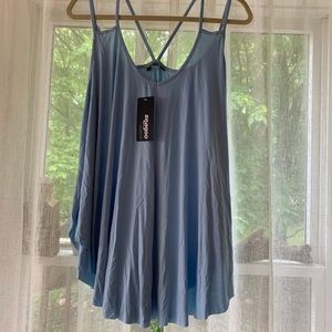 Zeagoo Double Strap Lightblue Tank